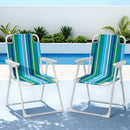 Gardeon Outdoor Chairs Folding Camping Chair Steel Portable Patio Furniture - RnR Galore