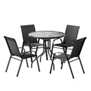 Gardeon Outdoor Dining Set Table and Chairs Patio Garden Furniture Bistro Set - RnR Galore