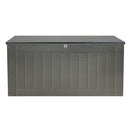 Gardeon Outdoor Storage Box 830L Container Lockable Garden Bench Tool Shed Black - RnR Galore