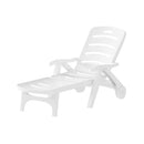 Gardeon Sun Lounger Folding Chaise Lounge Chair Wheels Patio Outdoor Furniture - RnR Galore
