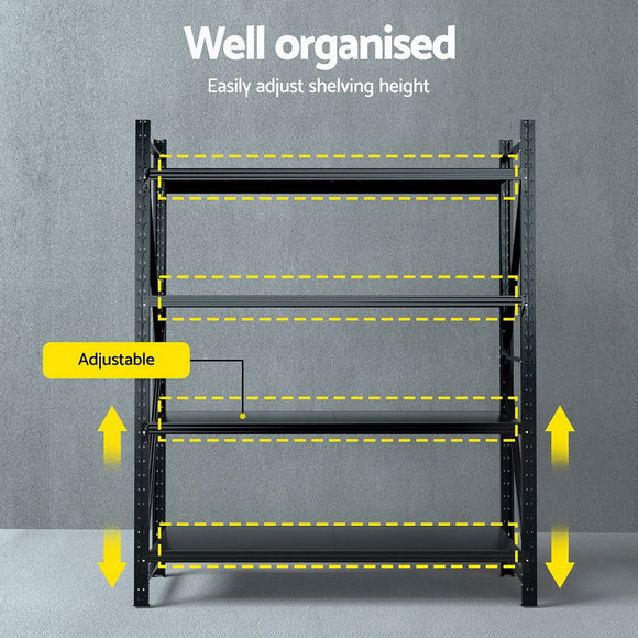 Giantz 2.4Mx2M Warehouse Shelving Garage Rack - RnR Galore
