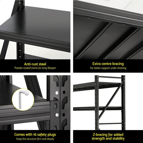 Giantz 2.4Mx2M Warehouse Shelving Garage Rack - RnR Galore