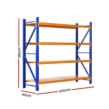 Giantz 2Mx1.8M Warehouse Shelving Garage Rack - RnR Galore