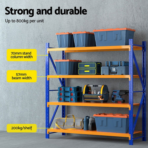 Giantz 2Mx1.8M Warehouse Shelving Garage Rack - RnR Galore