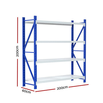 Giantz 2Mx2M Warehouse Shelving Garage Rack - RnR Galore