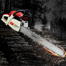 Giantz Chainsaw Petrol 92CC 24" Bar Commercial E - Start Pruning Chain Saw - RnR Galore