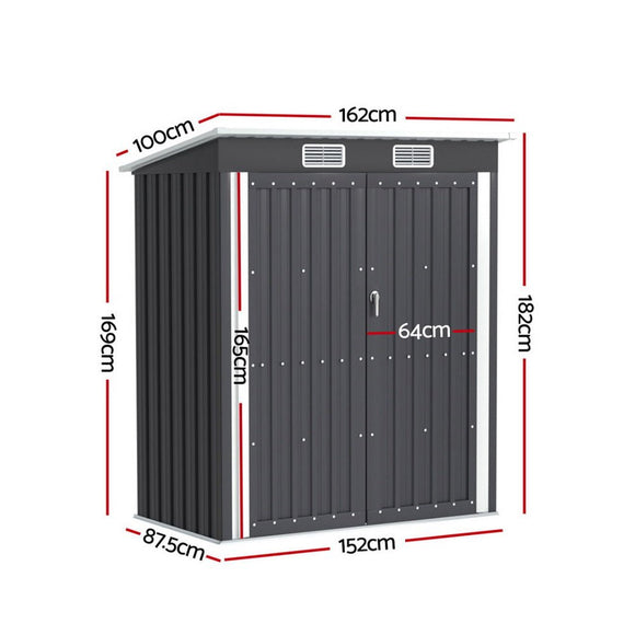 Giantz Garden Shed 1.62x1M Outdoor Storage Tool Workshop House Shelter - RnR Galore