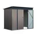 Giantz Garden Shed 2.31x1.31M Sheds Outdoor Storage Tool Metal Workshop Shelter Double Door - RnR Galore