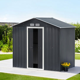 Giantz Garden Shed Outdoor Storage 2.15x1.3M Tool Workshop House Shelter Sliding Door - RnR Galore
