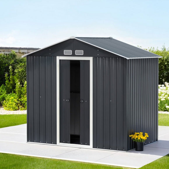 Giantz Garden Shed Outdoor Storage 2.15x1.3M Tool Workshop House Shelter Sliding Door - RnR Galore