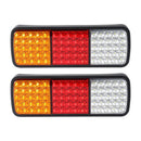 Giantz Pair 75 LED Tail Lights Stop Reverse Indicator 12V Ute Trailer Caravan Truck Boat - RnR Galore