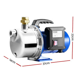 Giantz Water Pump High Pressure 1100W Stage Jet Rain Tank Pond Garden Irrigation - RnR Galore