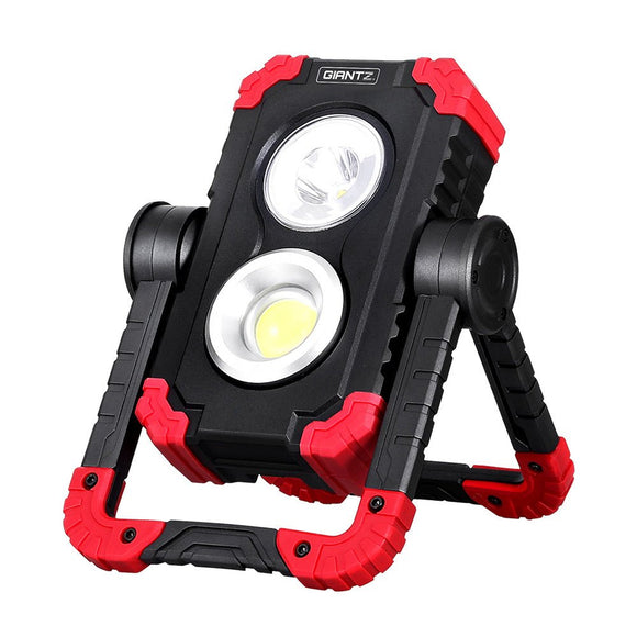Giantz Work Light Rechargeable Torch USB Cordless LED Lamp Rotation Folding - RnR Galore