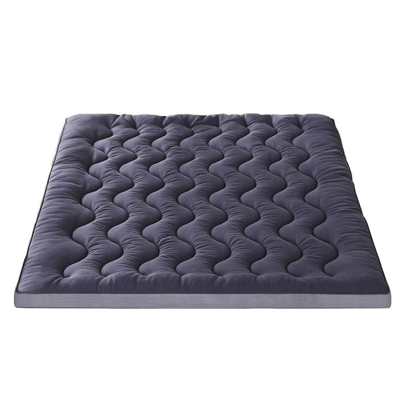 Giselle 5cm Mattress Topper Pillowtop toppers Bamboo Charcoal King - RnR Galore