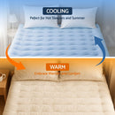 Giselle 5cm Mattress Topper Pillowtop toppers Double - Sided King - RnR Galore