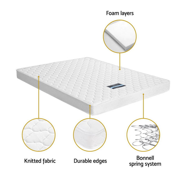 Giselle Bedding 13cm Mattress Tight Top Double - RnR Galore