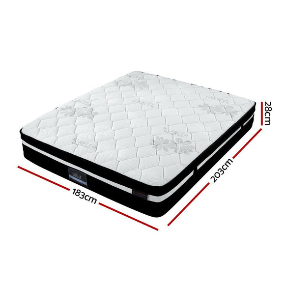 Giselle Bedding 28cm Mattress Super Firm King - RnR Galore