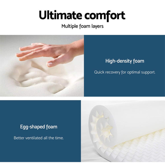 Giselle Bedding 28cm Mattress Super Firm King Single - RnR Galore