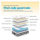 Giselle Bedding 34cm Mattress Euro Top Pocket Spring King - RnR Galore