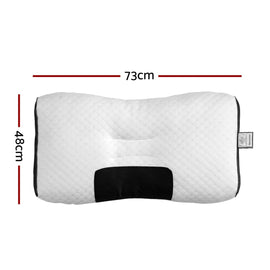 Giselle Bedding Contour Pillow Ergonomic Neck Pillow 48X73CM - RnR Galore