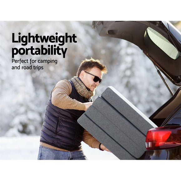 Giselle Bedding Foldable Mattress Folding Foam Single Grey - RnR Galore