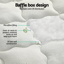 Giselle Bedding Mattress Topper Pillowtop Bamboo 7.5cm Single - RnR Galore