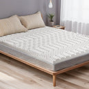 Giselle Bedding Memory Foam Mattress Topper 7 - Zone Airflow Pad 8cm Double White - RnR Galore
