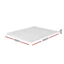Giselle Bedding Memory Foam Mattress Topper 7 - Zone Airflow Pad 8cm Queen White - RnR Galore