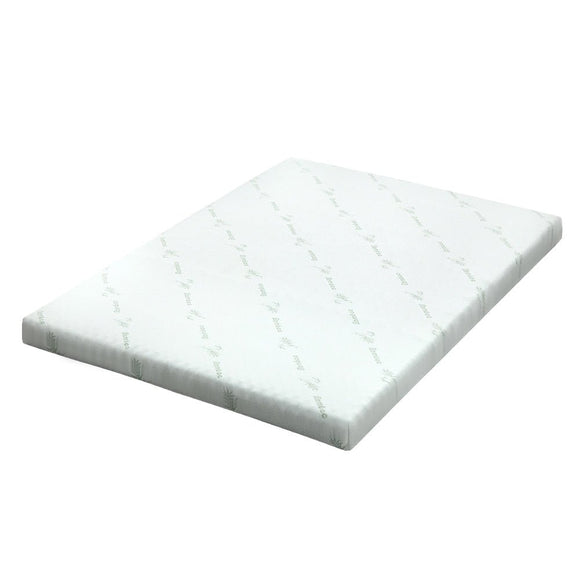 Giselle Bedding Memory Foam Mattress Topper Cool Gel Bed Mat Bamboo 10cm Double - RnR Galore