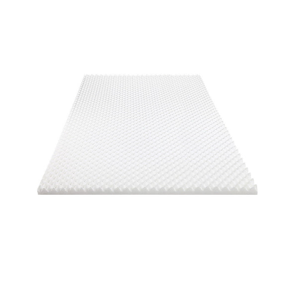 Giselle Bedding Memory Foam Mattress Topper Egg Crate 5cm Queen - RnR Galore