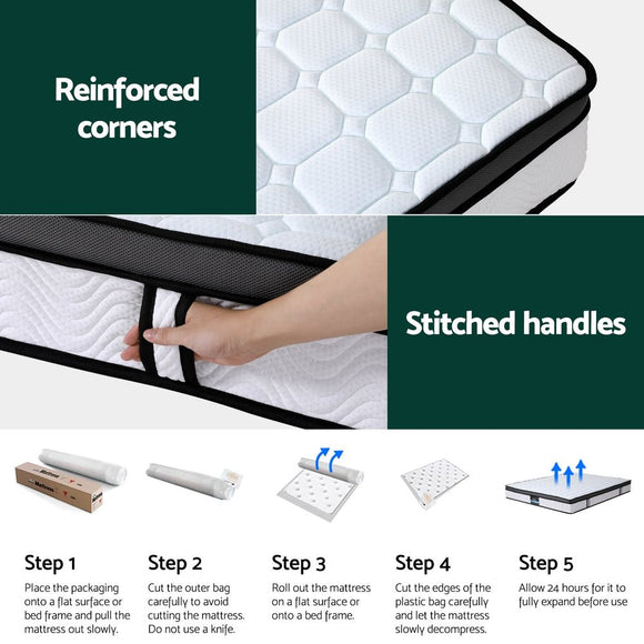 Giselle Mattress Cool Gel Foam 25cm King - RnR Galore