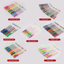 Glitter Gel Pens (100 pack) with 2.5X More Ink - Craft, Kids & Adult Colouring - RnR Galore