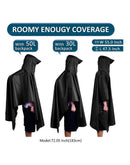 Green 3 - in - 1 Multifunctional Outdoor Rain Poncho - Ground Mat & Shelter - Lightweight & Waterproof for Hiking & Camping - RnR Galore