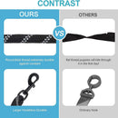 Green 3 - in - 1 Tangle - Free Dog Leash for 1 - 3 Dogs - Heavy Duty Bungee Coupler with Reflective Stitching & Padded Handle - RnR Galore