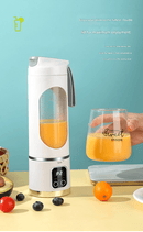 Green 7.4V Portable Blender Smoothie Maker 450ml Wireless Rechargeable Juicer Cup with 12 - Blade Stainless Steel Cutter, LED Digital Display, USB Charging Personal Blender for Travel Gym Office Home - RnR Galore