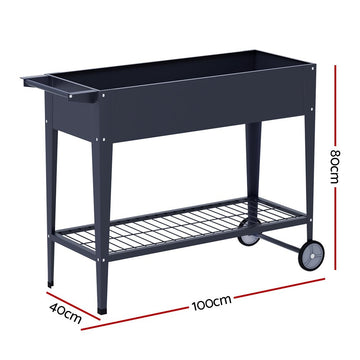 Green Fingers Garden Bed Elevated 100X40X80cm Planter Box Raised Container Herb - RnR Galore