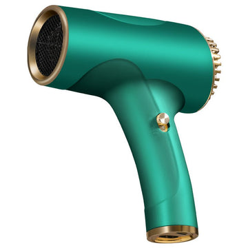 Green Ultra - Lightweight Ionic Cordless Hair Dryer, USB Rechargeable Portable Blow Dryer with Cool Air for Travel & Home - RnR Galore