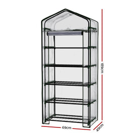 Greenfingers Greenhouse 5 Tiers Mini Green House Garden Bed Planter Box 1.9x0.7x0.5M - RnR Galore