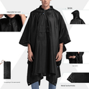 Grey 3 - in - 1 Multifunctional Outdoor Rain Poncho - Ground Mat & Shelter - Lightweight & Waterproof for Hiking & Camping - RnR Galore