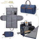 Grey 45L Garment Duffel Bag - Men's Travel Suit Bag - Carry On Weekender - RnR Galore