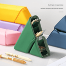 Grey Transforming Silicone Pencil Case - Stand - Up Pen Holder & Stationery Organizer - RnR Galore