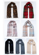 Grey USB Electric Heated Scarf - 3 - Level Heat Setting Winter Neck Warmer - RnR Galore