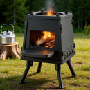 Grillz Fire Pit BBQ Portable Outdoor Fireplace Metal Camping Stove for Boiling Water, BBQ, Picnics - RnR Galore