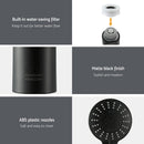 Handheld Shower Head 4.5" High Pressure 5 Modes Poweful Round Black - RnR Galore