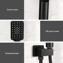 Handheld Shower Head Holder 3.1'' High Pressure Black - RnR Galore