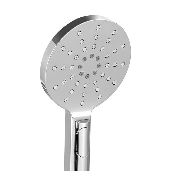 Handheld Shower Head Wall Holder 4.7'' High Pressure Adjustable 3 Modes Chrome - RnR Galore