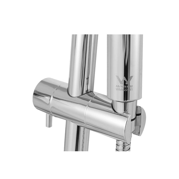 Handheld Shower Head Wall Holder 4.7'' High Pressure Adjustable 3 Modes Chrome - RnR Galore