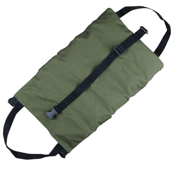 Heavy - Duty Canvas Tool Roll Up Bag & Organizer Tote - Multi - Pocket Wrench & Tool Pouch(Khaki) - RnR Galore