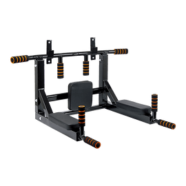 Heavy Duty Wall Mounted Power Station Pull Up Dip Knee Raise Bar - RnR Galore