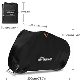 Heavy Duty Waterproof Bicycle Bike Cover Cycle Outdoor UV Protection - RnR Galore